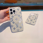 Kitlife Louis Vuitton White Phone Case with Fine Glitter  - 6