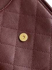 Kitlife Chanel 25C Drawstring Bucket Hobo Bag Burgundy Grained Calfskin AS5311 40x30x15cm - 3