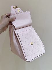 Kitlife Chanel 25C Drawstring Bucket Hobo Bag Green Pink Calfskin AS5311 40x30x15cm  - 6