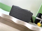 Kitlife Chanel 25C Drawstring Bucket Hobo Bag Grey Grained Calfskin AS5311 40x30x15cm - 4