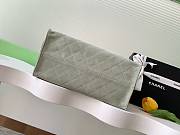 Kitlife Chanel 25C Drawstring Bucket Hobo Bag Green Suede AS5311 40x30x15cm  - 4