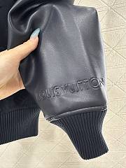 Kitlife Louis Vuitton Embossed Monogram Cotton Varsity Jacket Dark Blue Unisex - 3