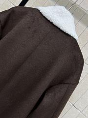Kitlife Louis Vuitton Dark Brown Wool Coat - 6