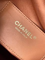 Kitlife Chanel 25C Drawstring Bucket Hobo Bag Caramel Grained Calfskin AS5311 40x30x15cm - 2