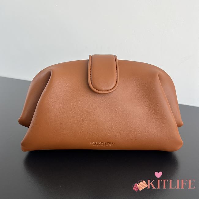 Kitlife Bottega Veneta Lauren 1980 Medium Clutch Light Wood 796564 31.5x16.5x11cm - 1
