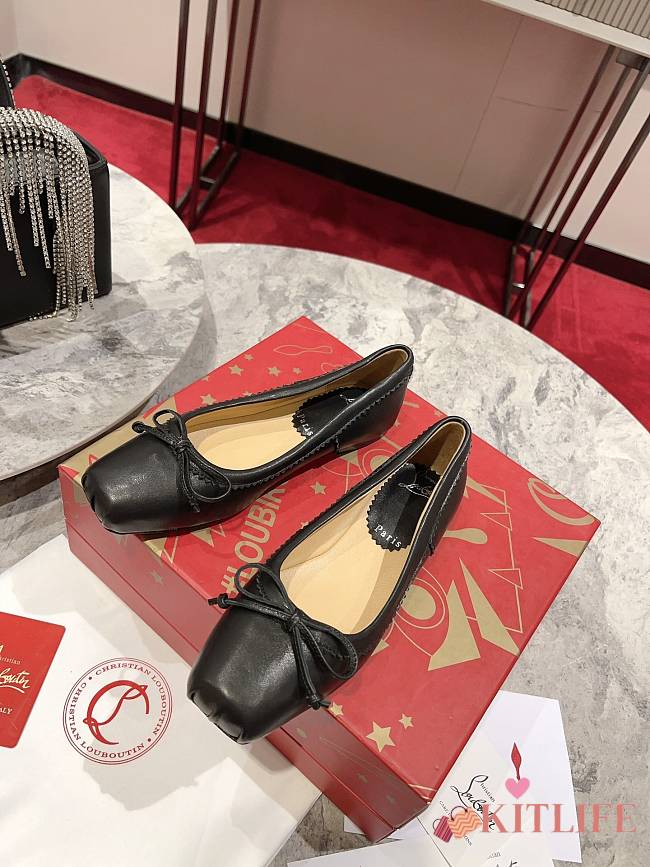 Kitlife Christian Louboutin Ballerinas Black - 1