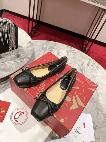 Kitlife Christian Louboutin Ballerinas Black