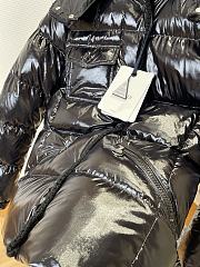 Kitlife Moncler Glareins Braided Trim Hooded Short Down Jacket Black - 4