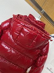 Kitlife Moncler Glareins Braided Trim Hooded Short Down Jacket Red - 6