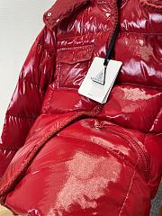 Kitlife Moncler Glareins Braided Trim Hooded Short Down Jacket Red - 2