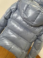 Kitlife Moncler Glareins Braided Trim Hooded Short Down Jacket Blue - 5