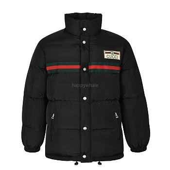 Kitlife Gucci Padded Down Jacket Black Unisex 