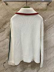 Kitlife Gucci Wool Knit Cardigan White Unisex   - 4