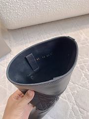 Kitlife Dior D-Town Boot Black Calfskin and Nylon with Embroidered Cannage Motif - 5