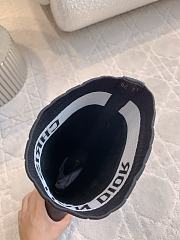Kitlife Dior D-Major Boot Black Calfskin with Black and White Technical Knit - 5