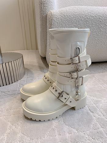 Kitlife Dior Platform Boots White