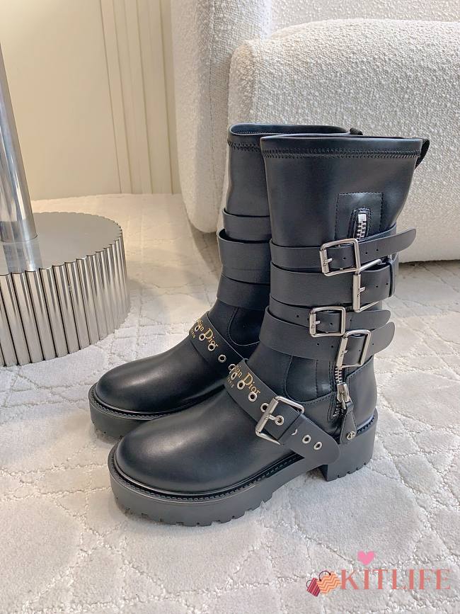 Kitlife Dior Platform Boots Black - 1