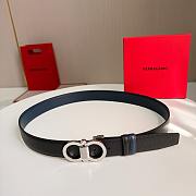 Kitlife Ferragamo Belts Silver Hardware - 1