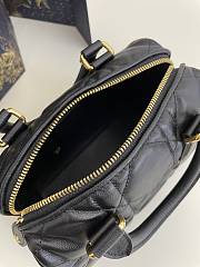 Kitlife Dior Groove 20 Bag Black Macrocannage Calfskin - 20.5x13.5x12cm - 5