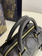 Kitlife Dior Groove 20 Bag Black Macrocannage Calfskin - 20.5x13.5x12cm - 4