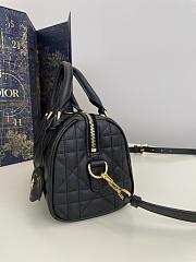 Kitlife Dior Groove 20 Bag Black Macrocannage Calfskin - 20.5x13.5x12cm - 3