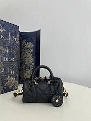 Kitlife Dior Groove 16 Bag Black Macrocannage Calfskin -17x10x8cm - 1