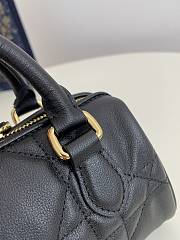 Kitlife Dior Groove 16 Bag Black Macrocannage Calfskin -17x10x8cm - 5