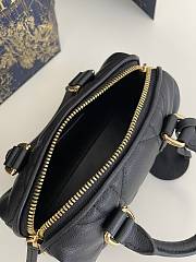 Kitlife Dior Groove 16 Bag Black Macrocannage Calfskin -17x10x8cm - 3