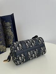 Kitlife Dior Groove 20 Bag Blue Dior Oblique Jacquard 20.5x13.5x12cm - 6