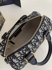 Kitlife Dior Groove 20 Bag Blue Dior Oblique Jacquard 20.5x13.5x12cm - 5