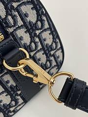 Kitlife Dior Groove 20 Bag Blue Dior Oblique Jacquard 20.5x13.5x12cm - 4