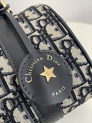 Kitlife Dior Groove 20 Bag Blue Dior Oblique Jacquard 20.5x13.5x12cm - 2