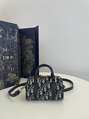 Kitlife Dior Groove 16 Bag Blue Dior Oblique Jacquard 17x10x8cm - 1