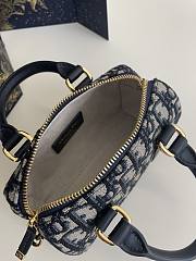 Kitlife Dior Groove 16 Bag Blue Dior Oblique Jacquard 17x10x8cm - 5