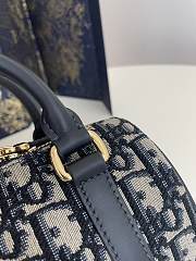 Kitlife Dior Groove 16 Bag Blue Dior Oblique Jacquard 17x10x8cm - 4