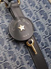 Kitlife Dior Groove 25 Bag Blue Demin Dior Oblique Jacquard 25x19x16cm - 5