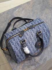 Kitlife Dior Groove 25 Bag Blue Demin Dior Oblique Jacquard 25x19x16cm - 4