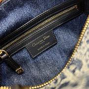 Kitlife Dior Groove 20 Bag Blue Demin Dior Oblique Jacquard 20.5x13.5x12cm - 4