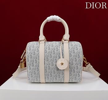 Kitlife Dior Groove 25 Bag Light Blue Demin Dior Oblique Jacquard 25x19x16cm 