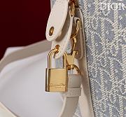 Kitlife Dior Groove 25 Bag Light Blue Demin Dior Oblique Jacquard 25x19x16cm  - 5