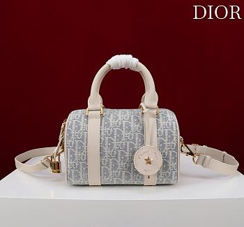 Kitlife Dior Groove 20 Bag Light Blue Demin Dior Oblique Jacquard 20.5x13.5x12cm