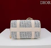 Kitlife Dior Groove 20 Bag Light Blue Demin Dior Oblique Jacquard 20.5x13.5x12cm - 5