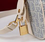 Kitlife Dior Groove 20 Bag Light Blue Demin Dior Oblique Jacquard 20.5x13.5x12cm - 3