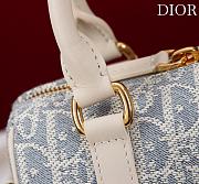 Kitlife Dior Groove 16 Bag Light Blue Denim Dior Oblique Jacquard 17x10x8cm  - 5