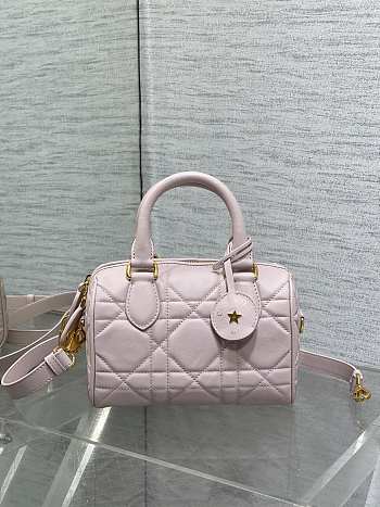 Kitlife Dior Groove 20 Bag Pink Macrocannage Calfskin - 20.5x13.5x12cm