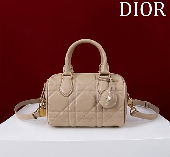 Kitlife Dior Groove 20 Bag Beige Macrocannage Calfskin - 20.5x13.5x12cm 