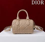 Kitlife Dior Groove 20 Bag Beige Macrocannage Calfskin - 20.5x13.5x12cm  - 5