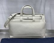 Kitlife Dior Medium Normandie Tote Bag White Dior Icons Calfskin 42x27.5x17cm - 1