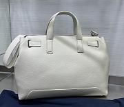 Kitlife Dior Medium Normandie Tote Bag White Dior Icons Calfskin 42x27.5x17cm - 5