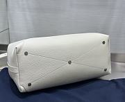 Kitlife Dior Medium Normandie Tote Bag White Dior Icons Calfskin 42x27.5x17cm - 6